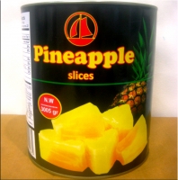 Canned pineapple slices in light syrup 3100ml